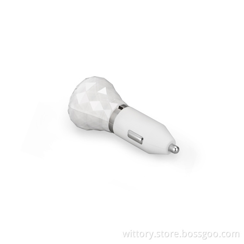 Two smart USB port car charger